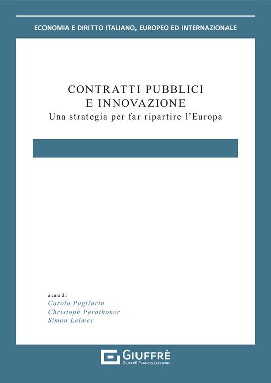Contratti pubblici e innovazione. Una strategia per far ripartire l'Europa - copertina