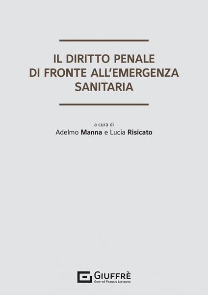 Il diritto penale di fronte all'emergenza sanitaria - copertina