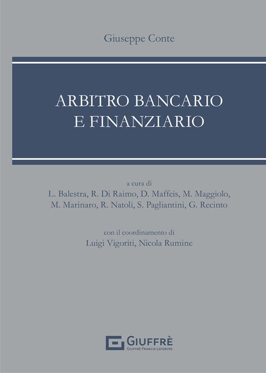 Arbitro bancario e finanziario - Giuseppe Conte - copertina