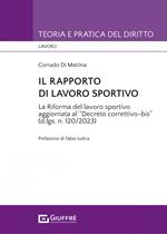 Il rapporto di lavoro sportivo