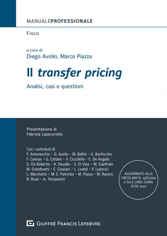 Il «transfer pricing». Analisi, casi e questioni - copertina