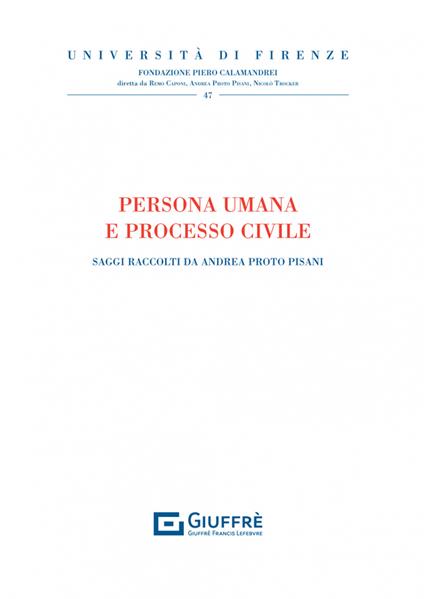 Persona umana e processo civile - copertina