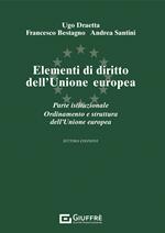 Elementi di diritto dell'Unione Europea. Parte istituzionale. Ordinamento e struttura dell'Unione Europea