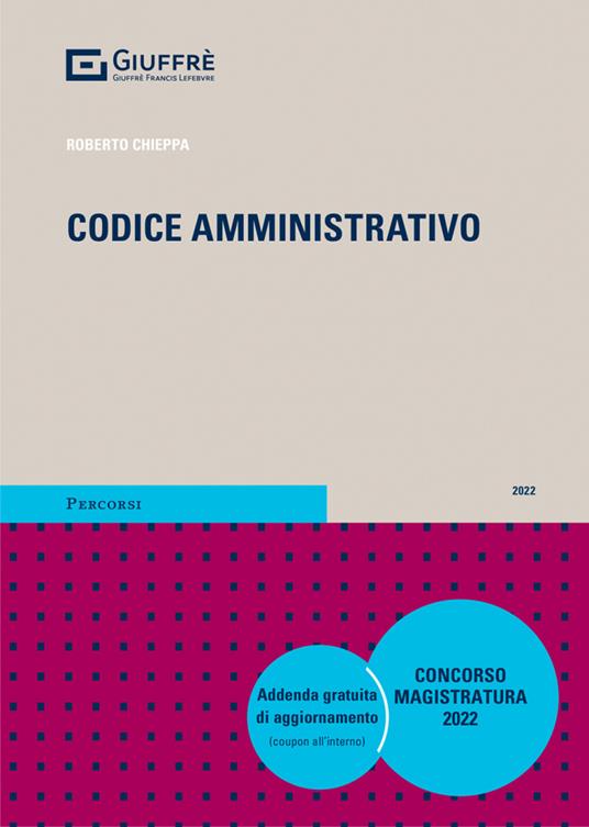 Codice amministrativo - Roberto Chieppa - copertina