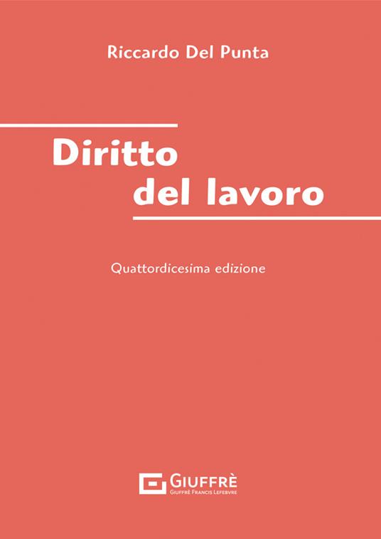 Diritto del lavoro - Riccardo Del Punta - copertina