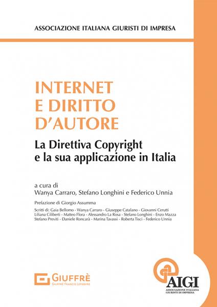 internet e diritto d'autore - copertina