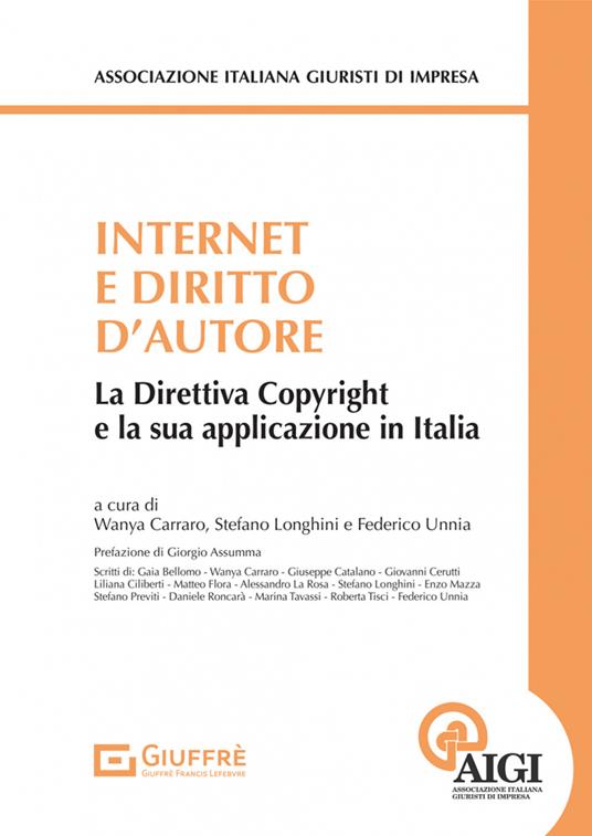 internet e diritto d'autore - copertina
