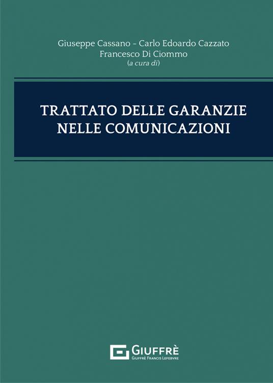 Trattato delle garanzie nelle comunicazioni - copertina