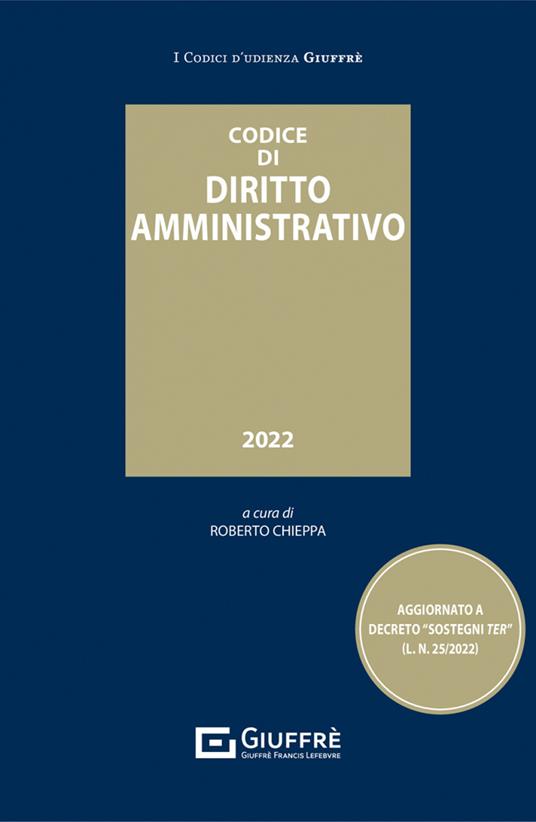 Codice di diritto amministrativo - copertina