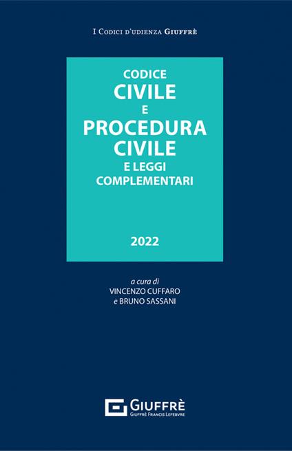 Codice civile e procedura civile e leggi complementari - copertina