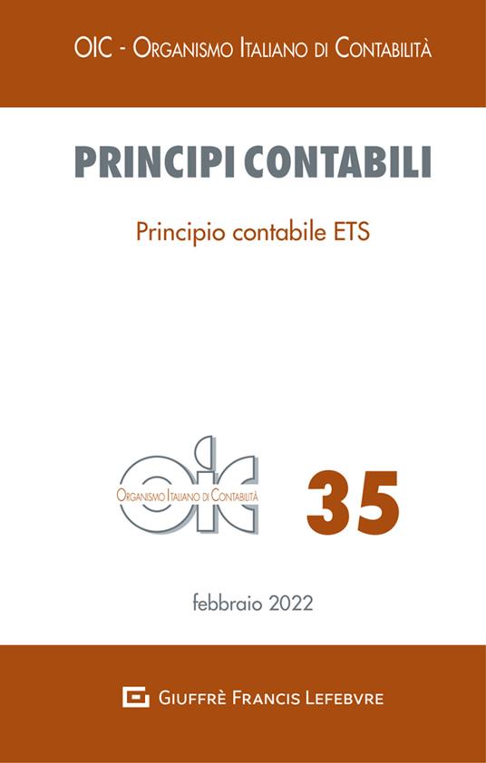 Principio contabile ETS OIC. 35 Febbraio 2022 - copertina