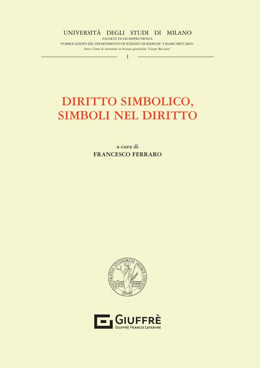 Diritto simbolico, simboli nel diritto - copertina