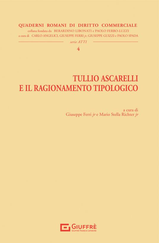 Tullio Ascarelli e il ragionamento tipologico - copertina