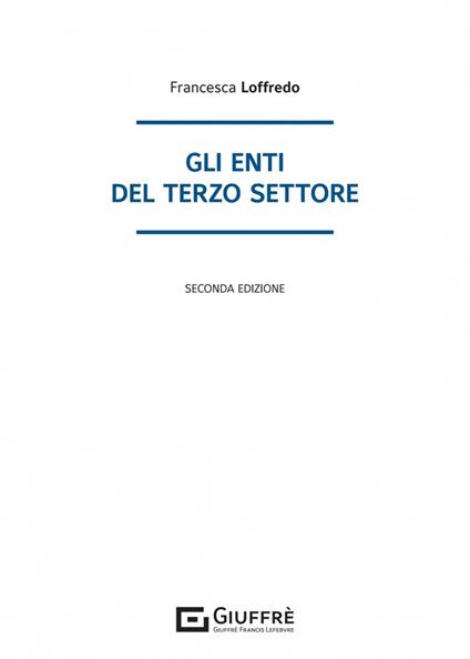 Gli enti del Terzo settore - Francesca Loffredo - copertina