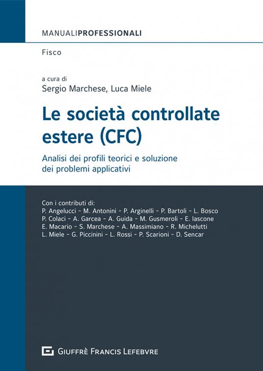 Le società controllate estere (CFC) - copertina