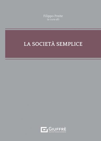 La società semplice - copertina