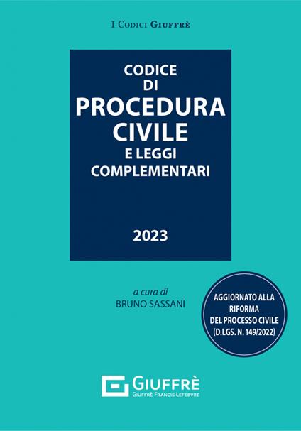 Codice di procedura civile e leggi complementari - copertina