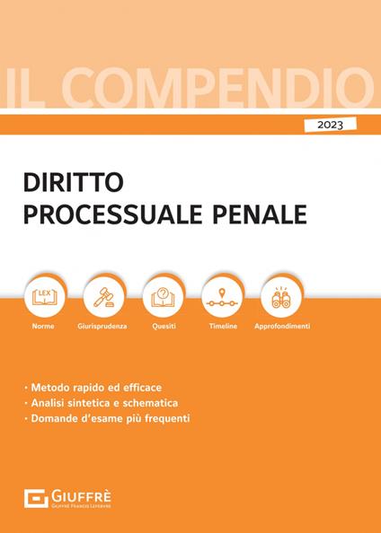 Compendio di diritto processuale penale - Alberto Filippini - copertina