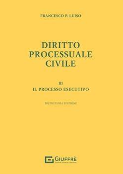 Diritto processuale civile - Francesco Paolo Luiso - copertina
