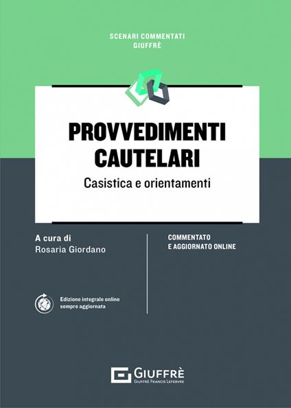 Provvedimenti cautelari - copertina