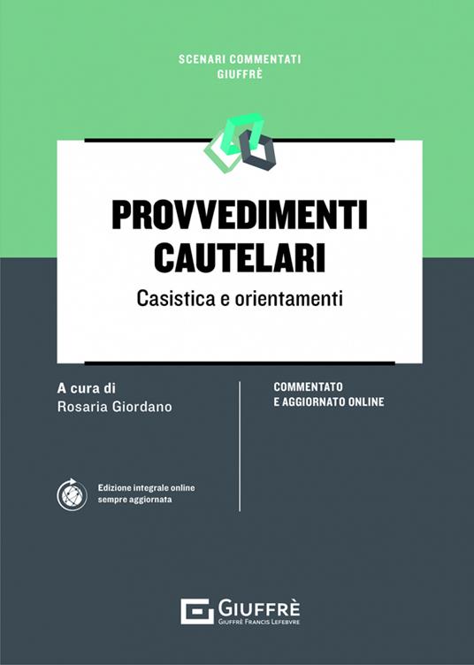 Provvedimenti cautelari - copertina