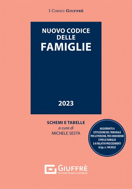 Nuovo codice delle famiglie - copertina