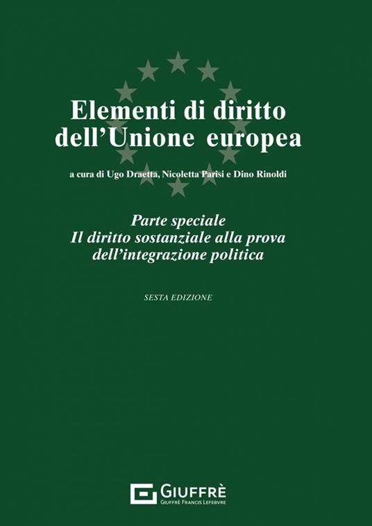 Elementi di diritto dell'Unione Europea - copertina
