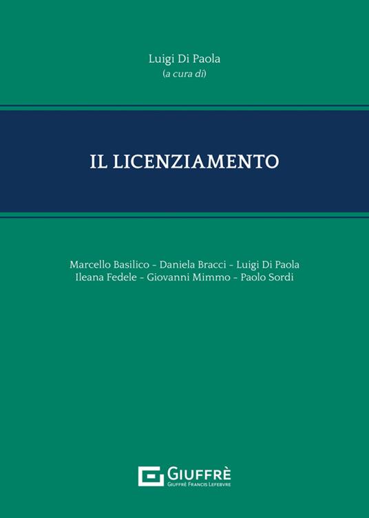 Il licenziamento - copertina