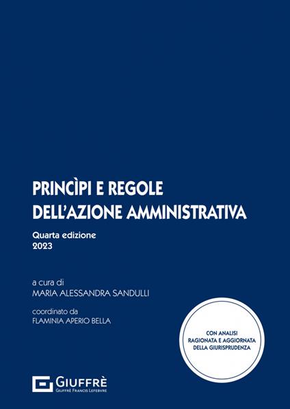 Princìpi e regole dell'azione amministrativa - copertina