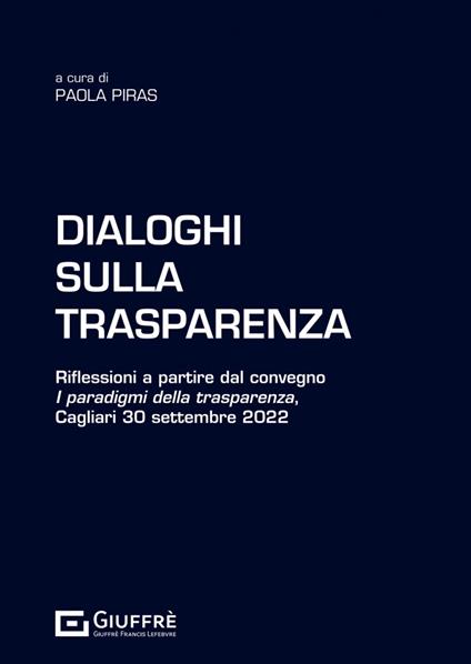 Dialoghi sulla trasparenza - copertina