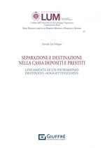 Separazione e destinazione nella Cassa depositi e prestiti