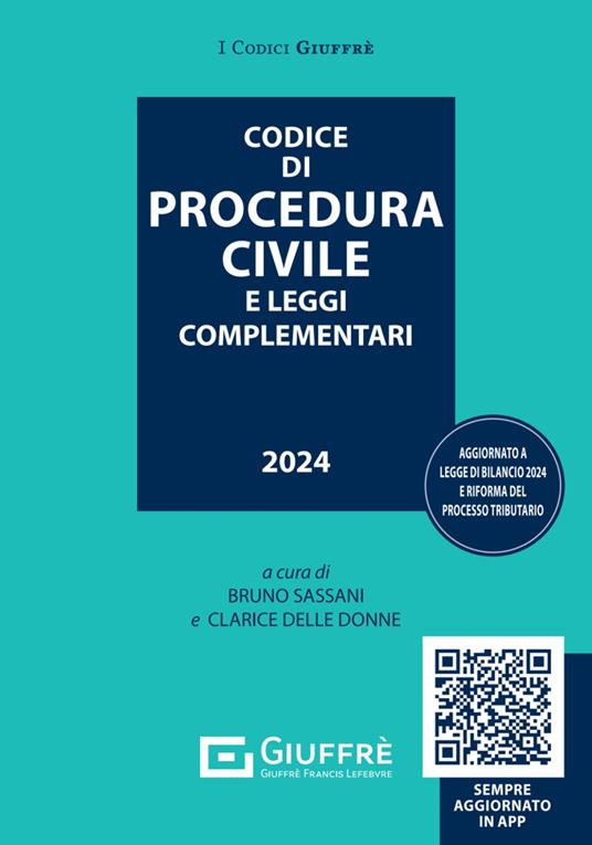 Codice civile e procedura civile e leggi complementari. Con QR Code - copertina