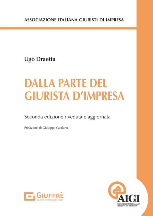 Dalla parte del giurista d'impresa - Ugo Draetta - copertina