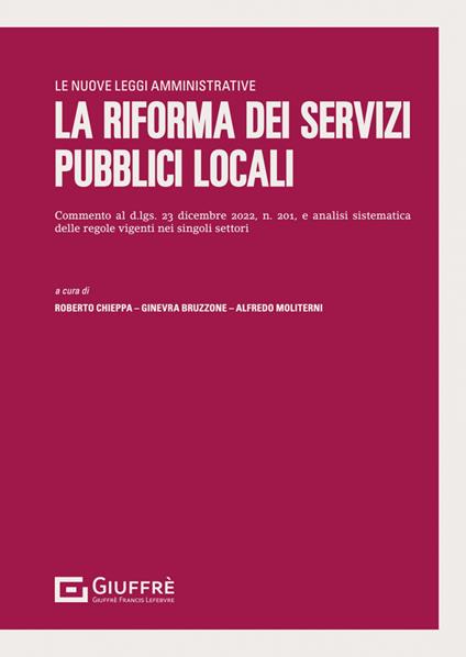 La riforma dei servizi pubblici locali - copertina