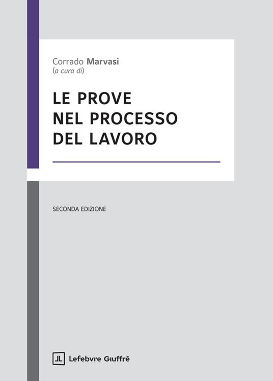 Le prove nel processo del lavoro - copertina