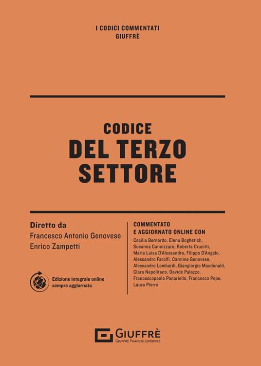 Il codice del terzo settore - copertina