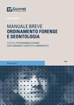 Ordinamento forense e deontologia