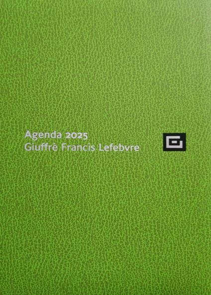 Agenda d'udienza 2025. Ediz. primavera - copertina