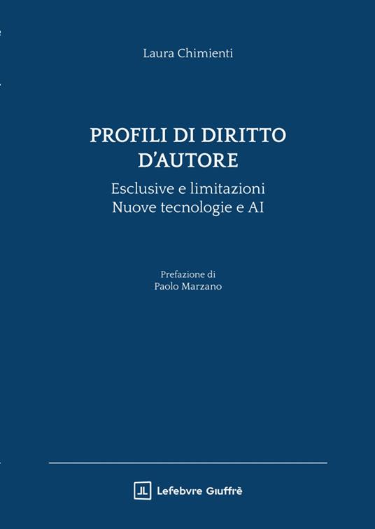 Profili di diritto d'autore - Laura Chimienti - copertina