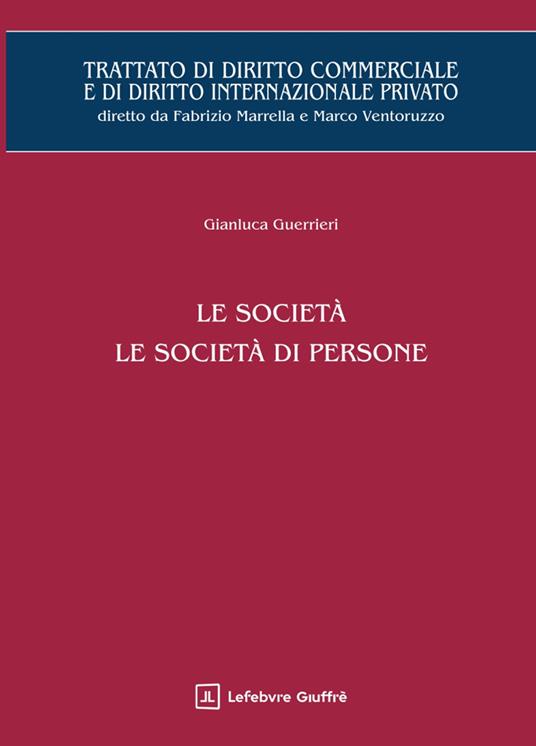 Le società. Le società di persone - Gianluca Guerrieri - copertina