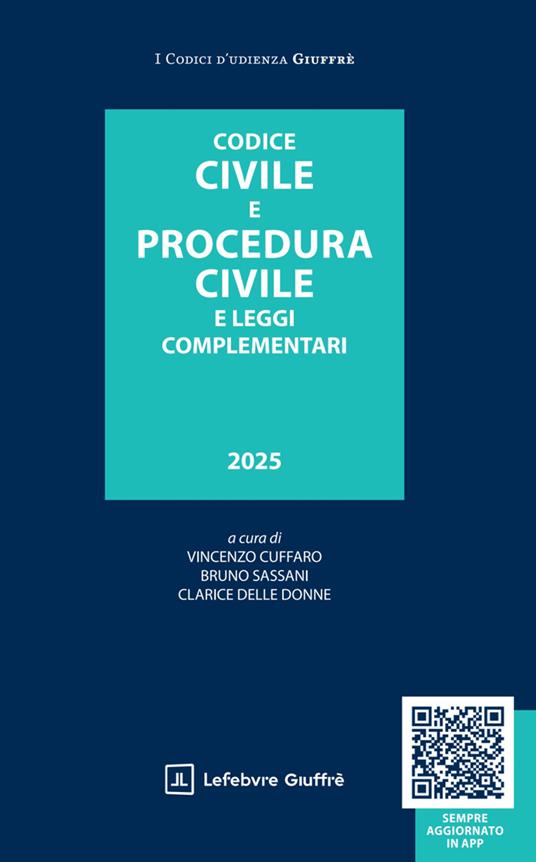 Codice civile e procedura civile e leggi complementari - copertina