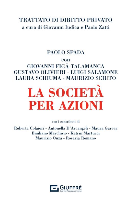 La società per azioni - copertina