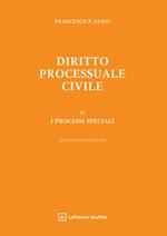 Diritto processuale civile. Vol. 4: I processi speciali