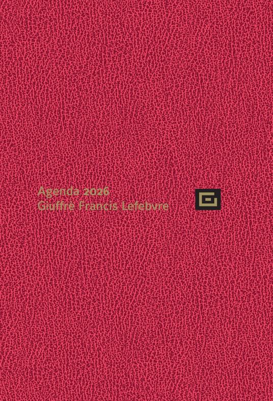 Agenda d'udienza 2026. Ediz. rossa - copertina