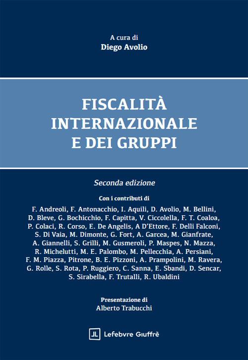 Fiscalità  internazionale e dei gruppi - copertina