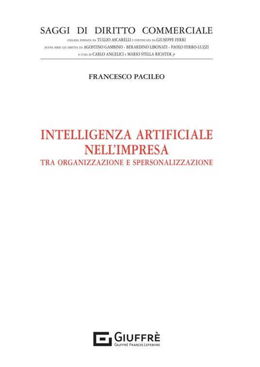 Intelligenza artificiale nell'impresa - Pacileo Francesco - copertina