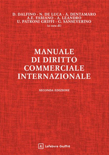 Manuale di diritto commerciale internazionale - copertina