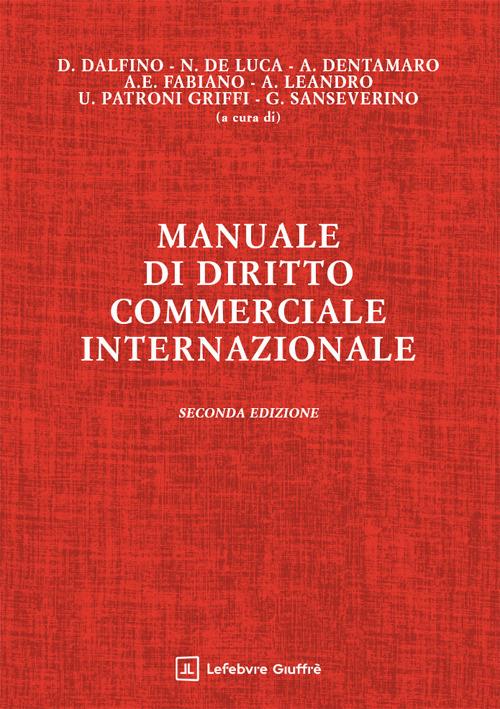 Manuale di diritto commerciale internazionale - copertina