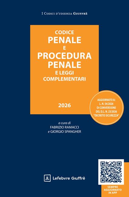 Codice di procedura penale e leggi complementari - copertina