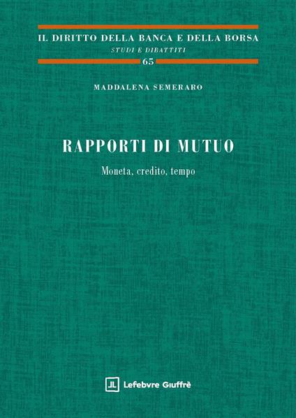 Rapporti di mutuo - Maddalena Semeraro - copertina
